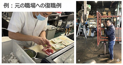 元の職場への復職例