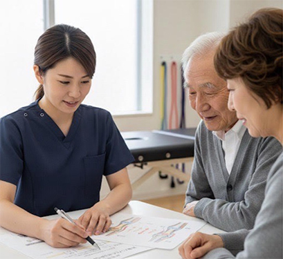 療法士との話し合い